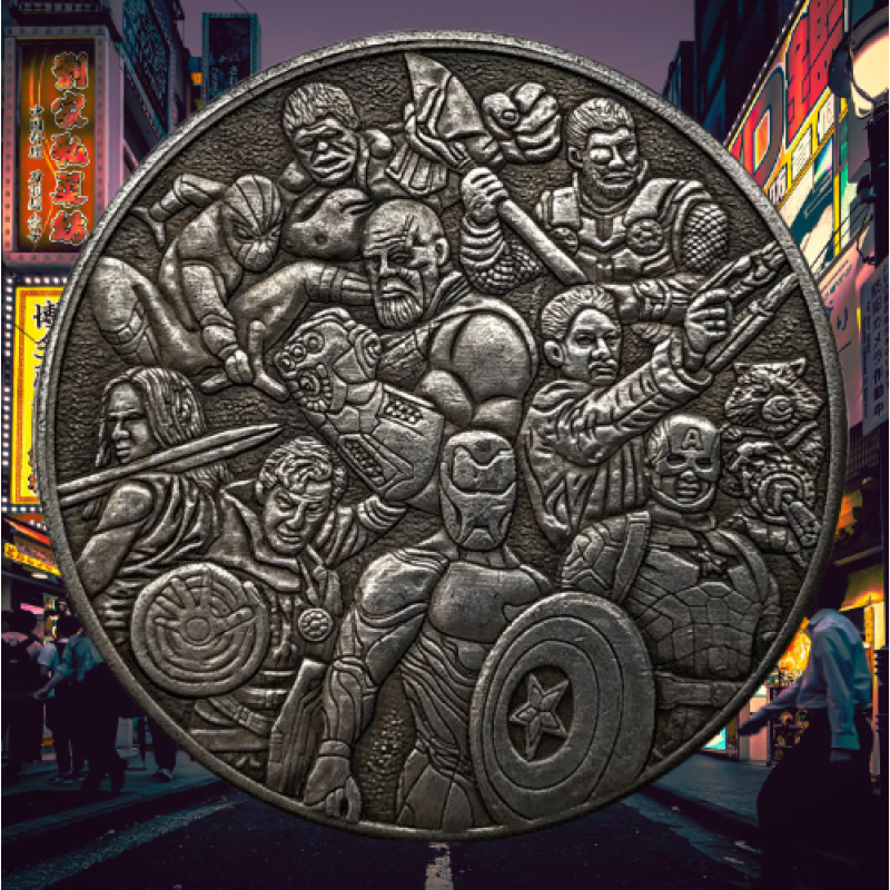 Сувенір монета долар США Банк “Супер герої“. Hobo Coin American Morgan