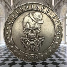 Сувенір монета долар СШАang 1878г “Череп клоуна“. Hobo Coin American Morgan