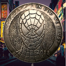 Сувенір монета долар США Банк 2013г “Людина-павук“. Hobo Coin American Morgan