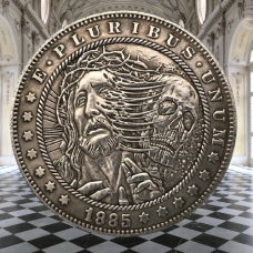Сувенір монета долар СШАang 1885г “Крик душі“. Hobo Coin American Morgan