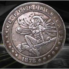 Сувенір монета долар СШАang 1878г “Фея й Гелловін“. Hobo Coin American Morgan
