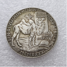 Сувенір медаль жетон Ервін Ромель (1942) Північна Африка