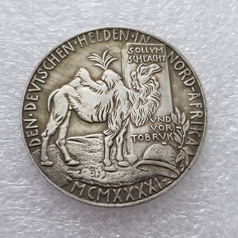 Сувенір медаль жетон Ервін Ромель (1942) Північна Африка