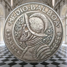 Сувенір монета долар СШАang “Скелет іспанця Бальбоа“. Hobo Coin American Morgan