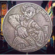 Сувенір монета долар СШАгодні819г “Майстер педикюру“ (No1). Hobo Coin American Morgan