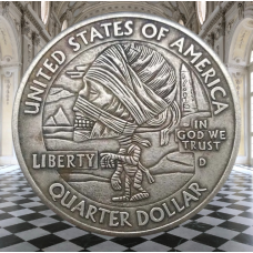 Сувенір монета долар США “Мумія“. Hobo Coin American Morgan