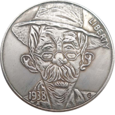 Сувенір монета долар США 1938 р. “Муха на носі“. Hobo Coin American Morgan