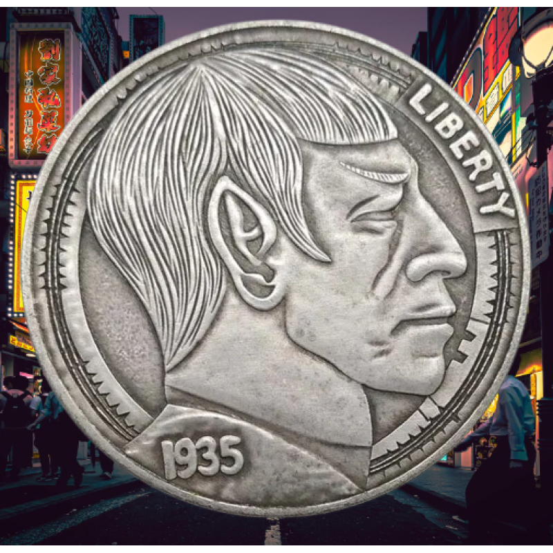 Сувенір монета долар США Банк 1935 р. “Ельфійськийсад“. Hobo Coin American Morgan