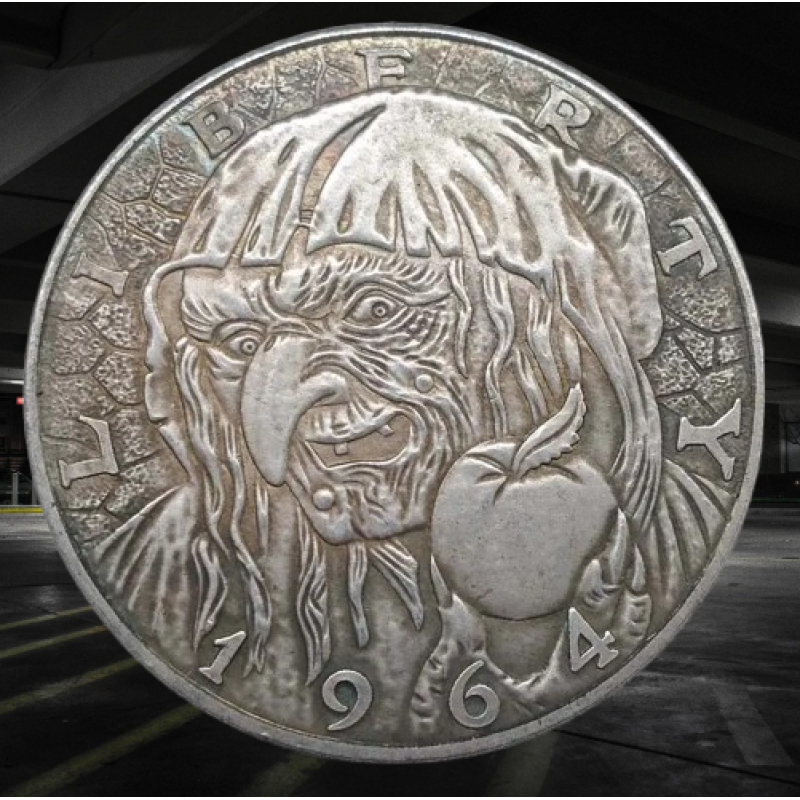 Сувенір монета долар СШАang 1964г “Відьмино яблучко“. Hobo Coin American Morgan
