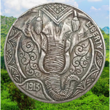 Сувенір монета долар США 1913г “Слон“. Hobo Coin American Morgan
