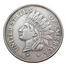 Монета сувенірна, долар США 1851г “Токен Головарарара). Coin American