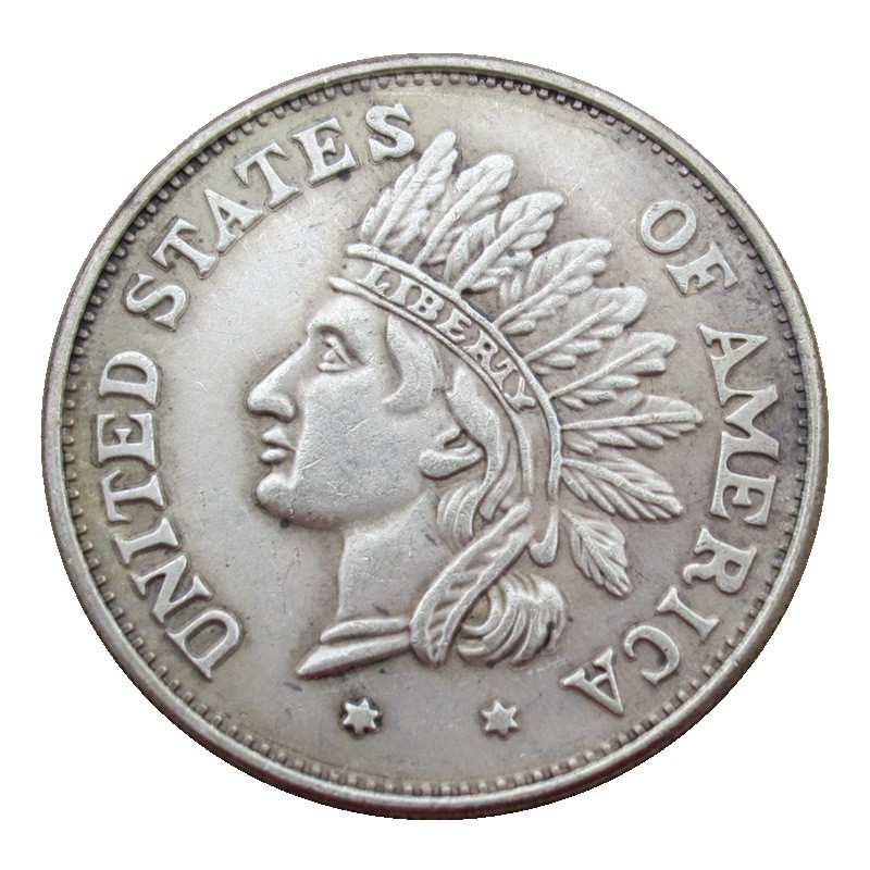 Монета сувенірна, долар США 1851г “Токен Головарарара). Coin American