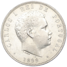 Сувенір монета 1000 реалів 1899, Португалія Карлуш I (1889-1908)