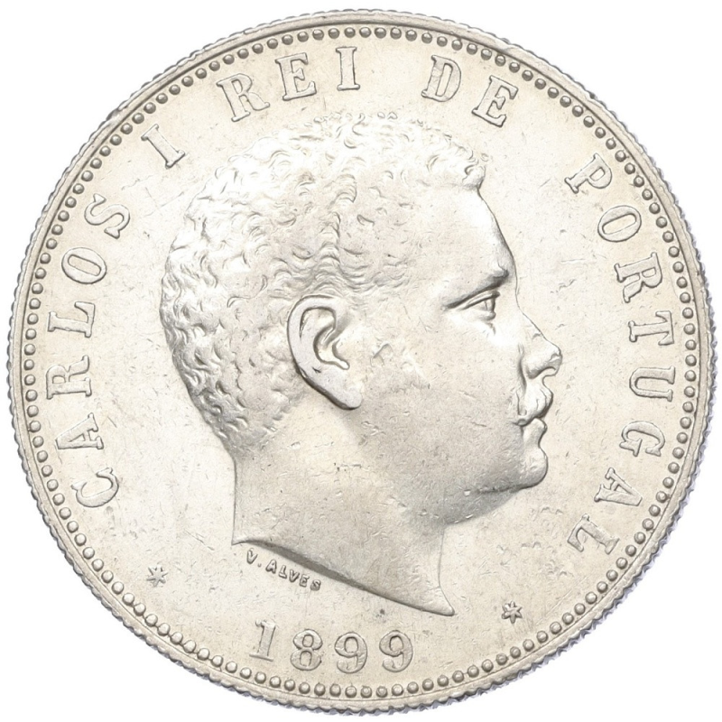 Сувенір монета 1000 реалів 1899, Португалія Карлуш I (1889-1908)