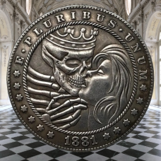 Монета сувенір, долар СШАang1881г “Мій король“