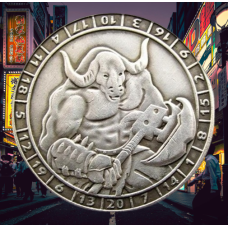 Сувенір монета 1 долар США Банк “Мінотавр“. Hobo Coin American