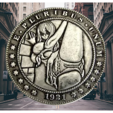 Сувенір монета 1 долар США 1921р “Хорстка розтяжка“. Hobo Coin American