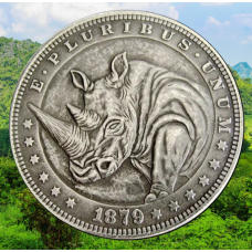 Сувенір монета 1 долар США 1879gang “Норогор“. Hobo Coin American