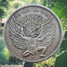 Сувенір монета 1 долар США 1893 гang “Кукулькан ацтеки та Свобода“. Hobo Coin American