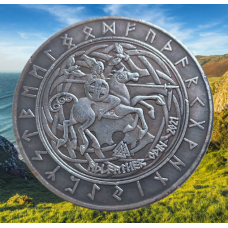Сувенір монета 1 долар США Банка “Всадник Олива та руни“. Hobo Coin. ALLFATHER ODIN 2021