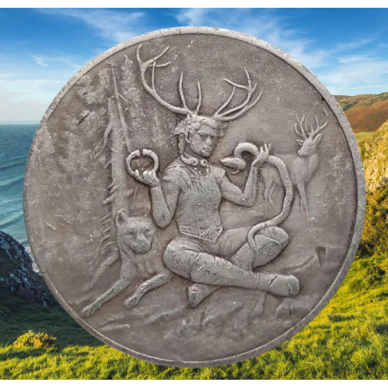 Сувенір монета 1 долара США, “Цернуннос, кельтський бог “. Hobo Coin American