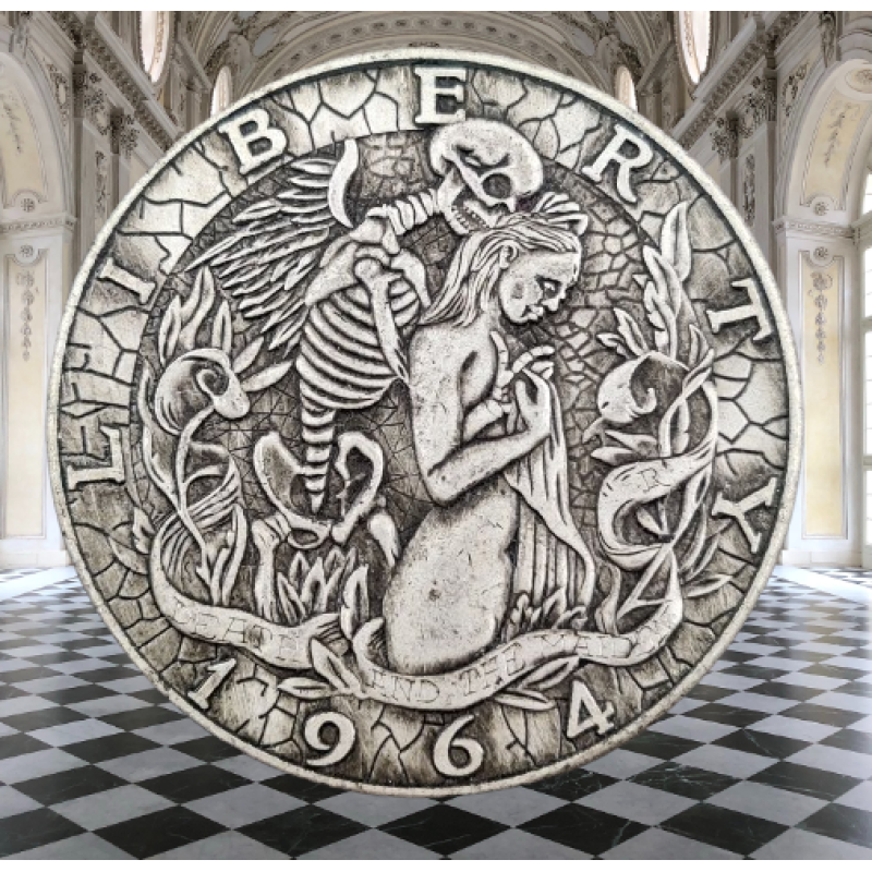 Сувенір монета 50 міліграм 1964 г (Моя на завжди) Hobo Coin American Morgan