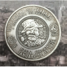 Сувенір монета 1 долар Банка США 1936 р., “Старий курець“. Hobo Coin American
