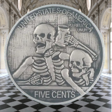 Сувенір монета 1 долар США Банка “Налий ще“. Hobo Coin American Morgan