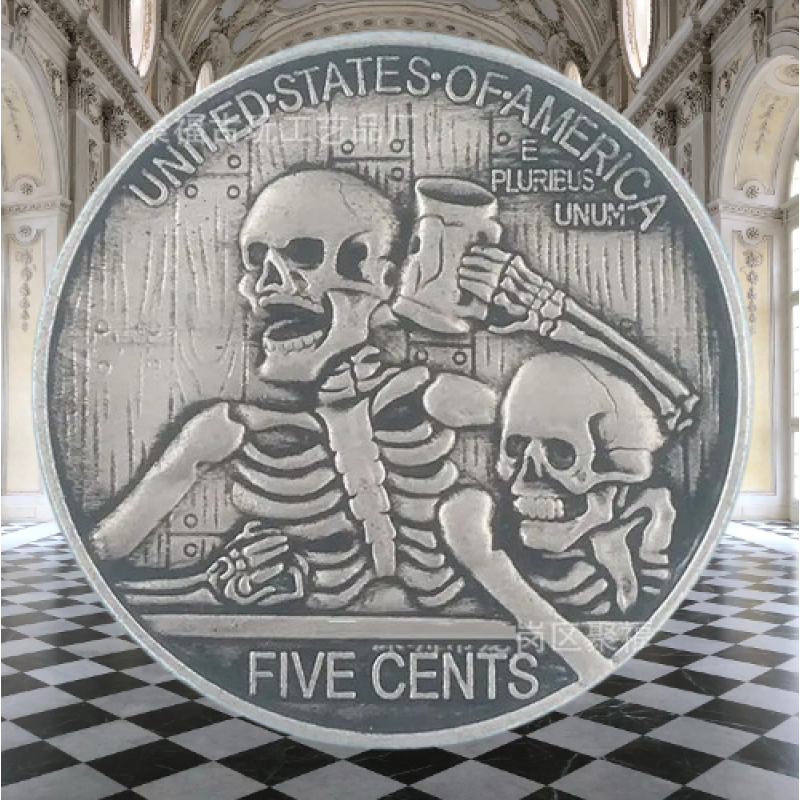 Сувенір монета 1 долар США Банка “Налий ще“. Hobo Coin American Morgan
