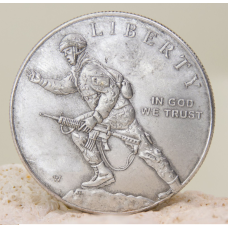 Сувенір монета 1 долар США Банка “Пехонець“. Coin American Morgan