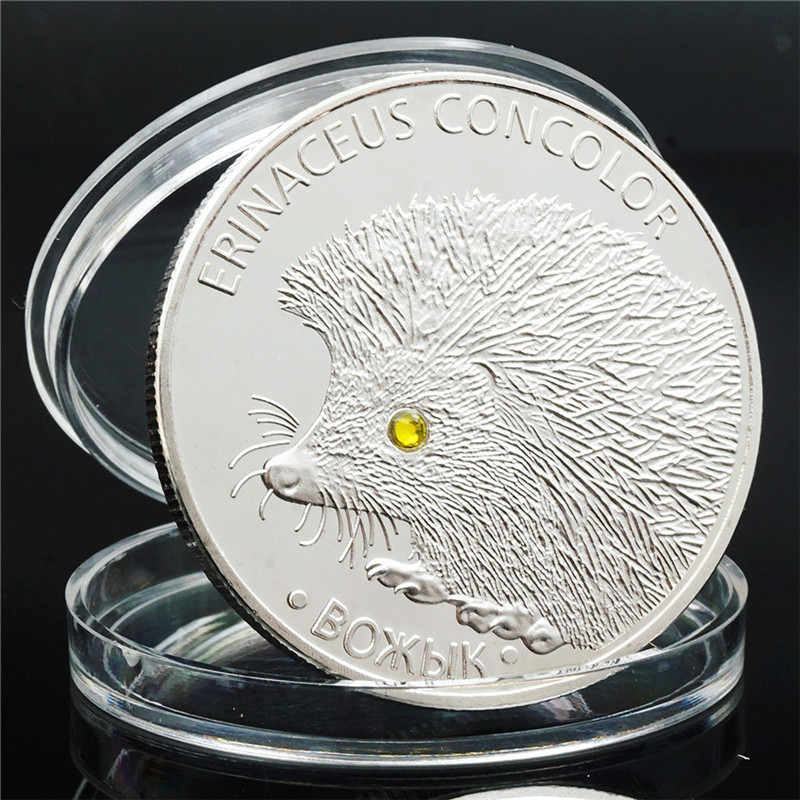 Сувенір пам“ятна монета 20 рублів 2011 г Білорусь. “Ёжик.“