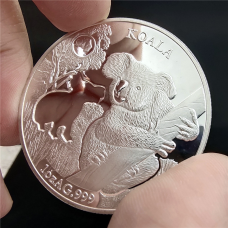 Сувенір срібна монета 1 долар 2019г, “Коала“ Ронові острови. австралійські тварини