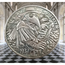 Монета сувенір, 1 долар США 1937 р, “Чумний Доктор“, Coin American
