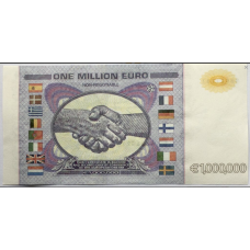 Банкнота 1000000 євро, ЄВРОПА 2000, один мільйон євро, колекційний випуск