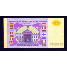 Банкнота 1000000 євро, ЄВРОПА 2001, один мільйон Euro, колекційний випуск