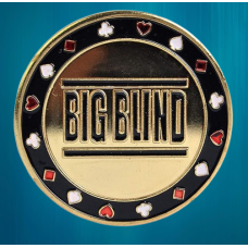 Колекційна монета Щаслива фішка Casino монета удачі (Хранитель карт “Bad beat“/“Золотий покер“))
