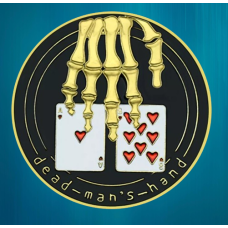 Колекційна монета Щаслива фішка Casino монета удачі (Хранитель карт “Dead Man“s Hand“/“Золотий покер“)
