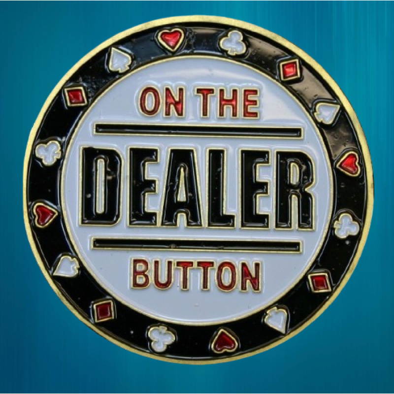 Колекційна монета Щаслива фішка Casino монета удачі (Хранитель карт “Dealer“/“Золотий покер“)
