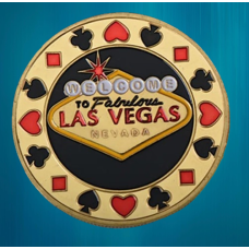 Колекційна монета Щаслива фішка Casino монета удачі (Хранитель карт “Welcome to Las Vegas“)