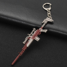 Високоякісний металевий брелок для ключів PUBG Брелок гвинтівка Mk14 EBR