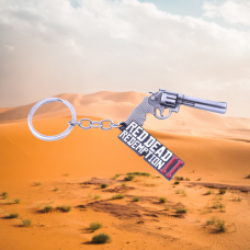 Металевий брелок для ключів револьвер із гри Red Dead Redemption 2/RDR2