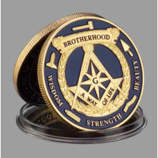 Сувенірна монета Вільних мулярів Масонів “Brotherhood“