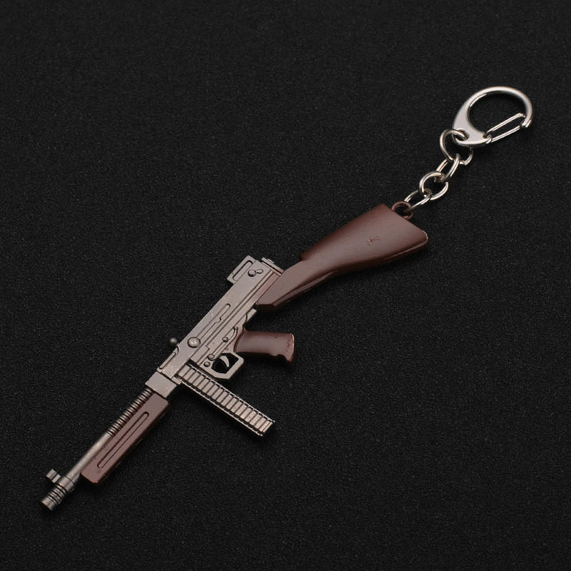Брелок Пістолет-пулемет Томпсона Пабг Pubg 12 см сталь