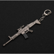 Високоякісний металевий брелок для ключів PUBG Брелок автомат Скар SCAR-L