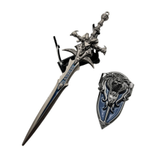 Брелок Меч і щит 15 см World Of Warcraft Frostmourne Світ Крижана гіркота