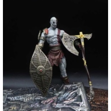 Брелок Сокира та щит Кратоса Левіафана 18 см. GeekLand God of War Бог війни Dauntless