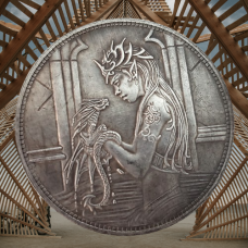 Сувенір монета долар СШАang “Маленький водяний дракон“ Енн Стоукс. Hobo Coin American Morgan