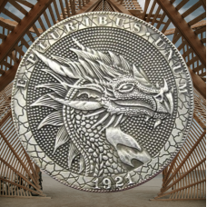 Сувенір монета долар США Банк 1921г “Дракон“. Hobo Coin American Morgan