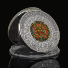 Сувенірна монета MAYA Calendar Календар Мая Сильвер,