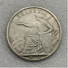 Сувенір монета 5 франк 1850 року Швейцарія, Ла шо-де-Фондс